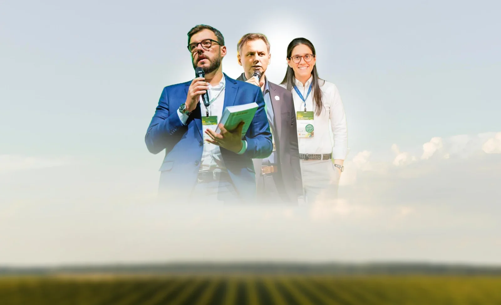 Rodolfo Ciciliato, Albenir Querubini e Rafaela Parra